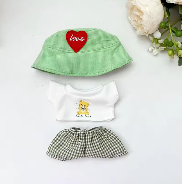 For 17cm 3.0 Ropa Labubu V1 V2 V3 outfit clothes Time to chill doll clothes for labubu II Doll cute clothes