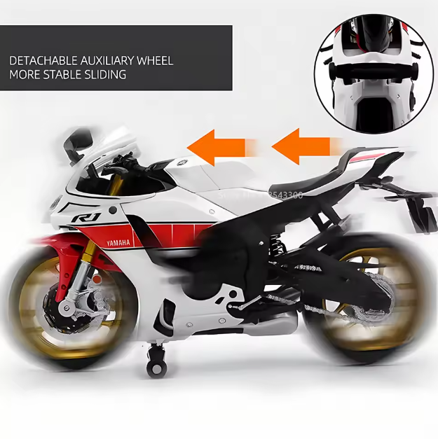 1/12 Scale Yamaha YZF-R1M Motorcycle Model Toy Alloy Diecast Simulation Models Motor Cycle Collection Decoration Boys Toys Gifts