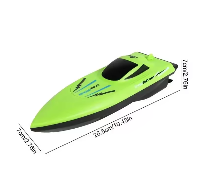 Kids' Waterproof & Ultra-Fast Remote Control Boat, Lightweight RC Water Racer for Pool Fun Toys Ideal Birthday Gift for Children