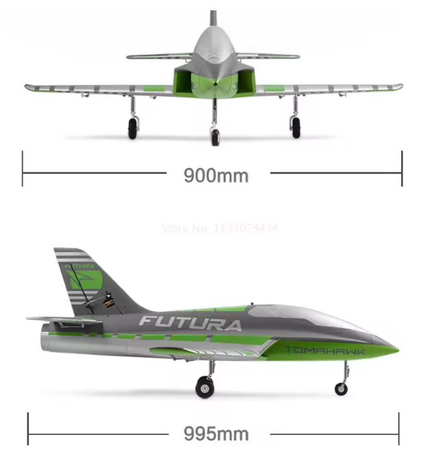 FMS RC Airplane 64mm Futura Tomahawk With Flaps Sport Trainer Ducted Fan EDF Jet 3 Color Model Hobby Plane Aircraft Avion PNP