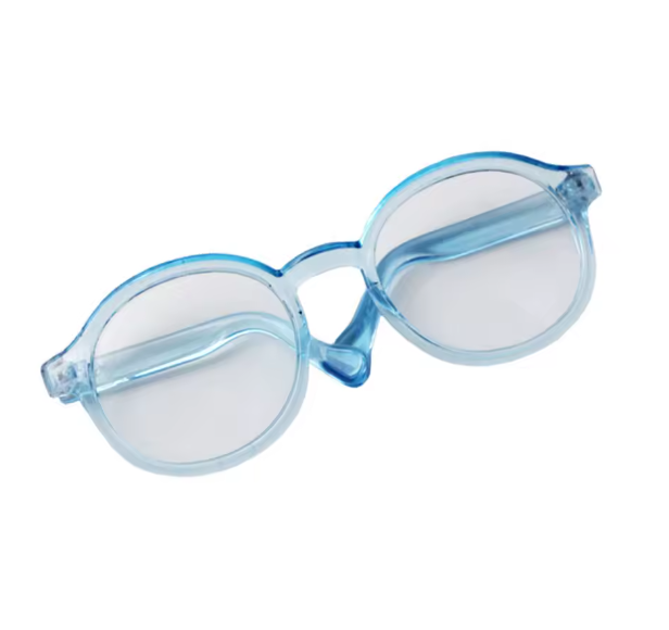 6.5cm Transparent Plastic Glasses for 1/8 1/6 1/3 1/4 BJD for Labubu MSD SD Plush for EXO Doll Sunglasses