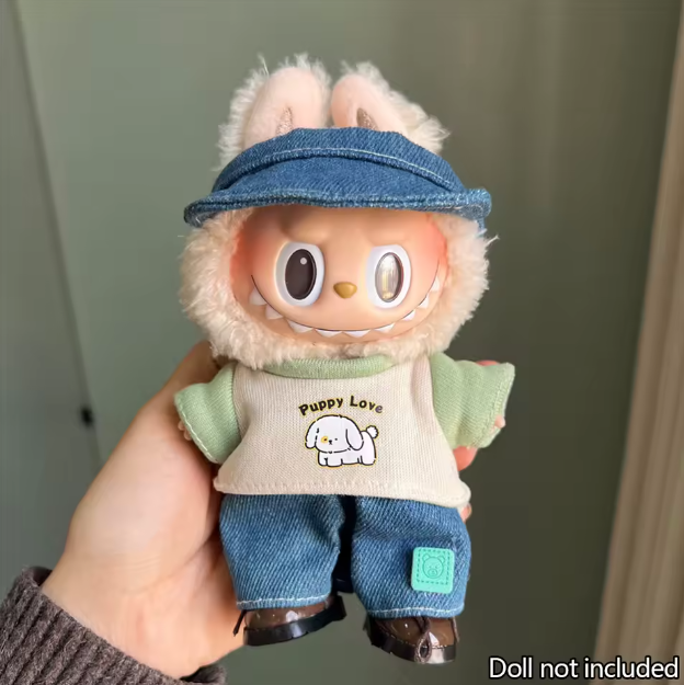 Doll Clothes Outfit Accessories For 17cm Labubu V2 V1 Doll's Clothing Different styles Cosplay dress Kid Toy Gift