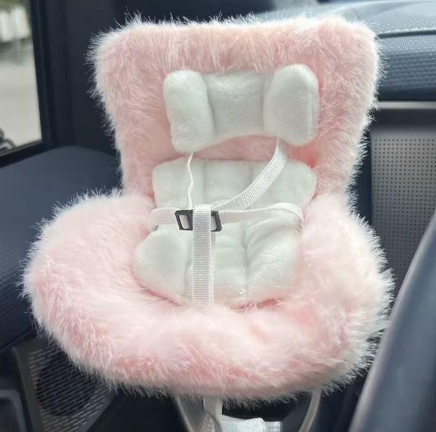 Labubu Car Doll Safety Seat for 17cm Chair Model for Labubu Car Seat Outlet Decor for Labubu Doll Car Interior Styling