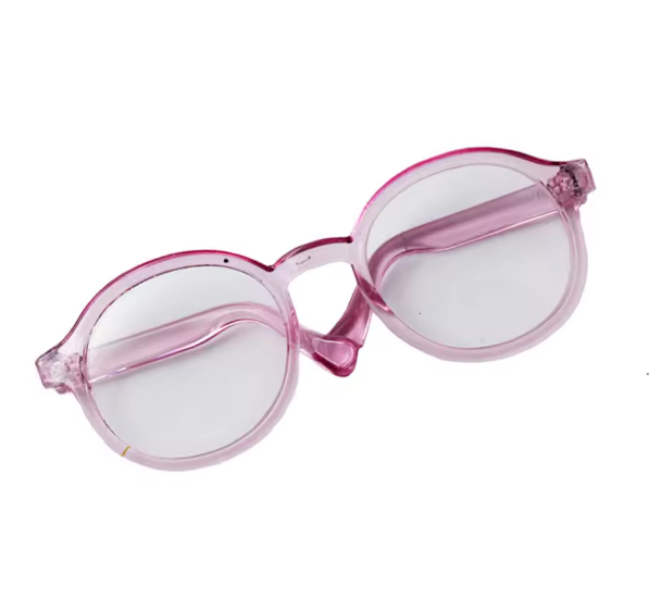 6.5cm Transparent Plastic Glasses for 1/8 1/6 1/3 1/4 BJD for Labubu MSD SD Plush for EXO Doll Sunglasses
