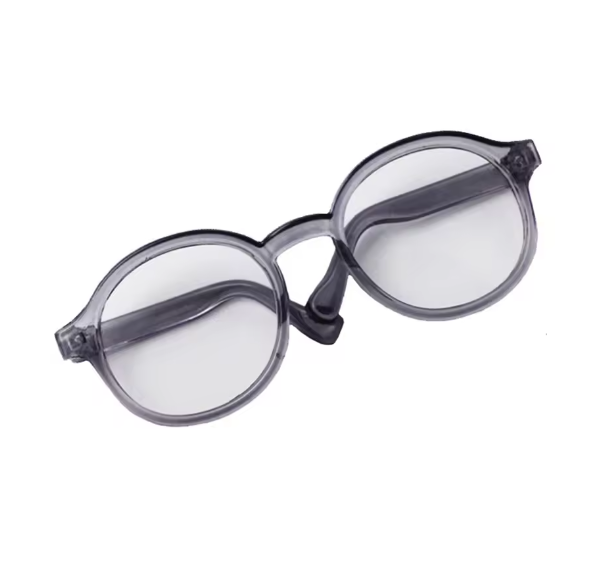 6.5cm Transparent Plastic Glasses for 1/8 1/6 1/3 1/4 BJD for Labubu MSD SD Plush for EXO Doll Sunglasses