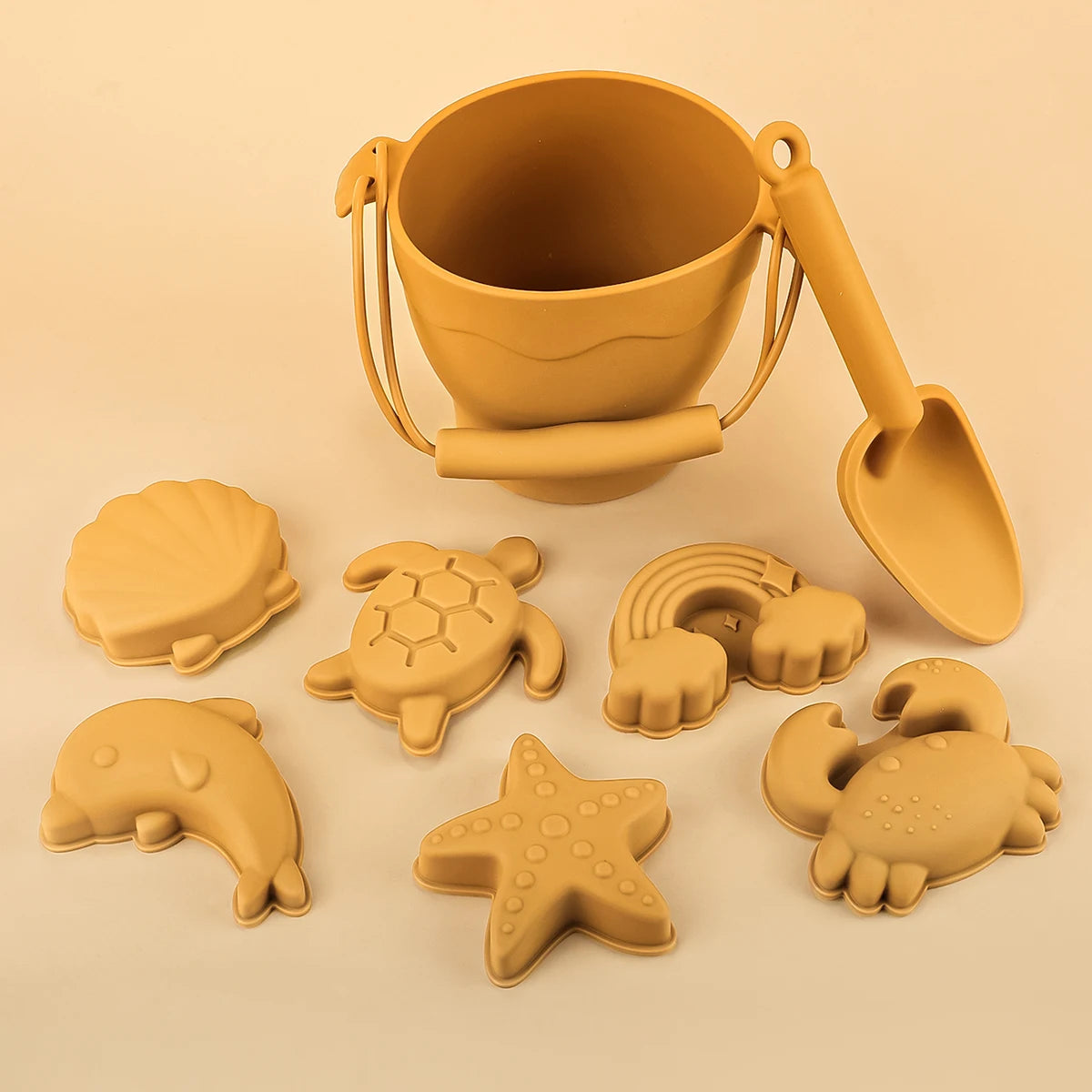 EZ 9PCS/8PCS Summer Beach Set Toys For Kids Digging Sand Plastic Bucket Watering Bottle Shovels Children Beach Water Game Toys Tool