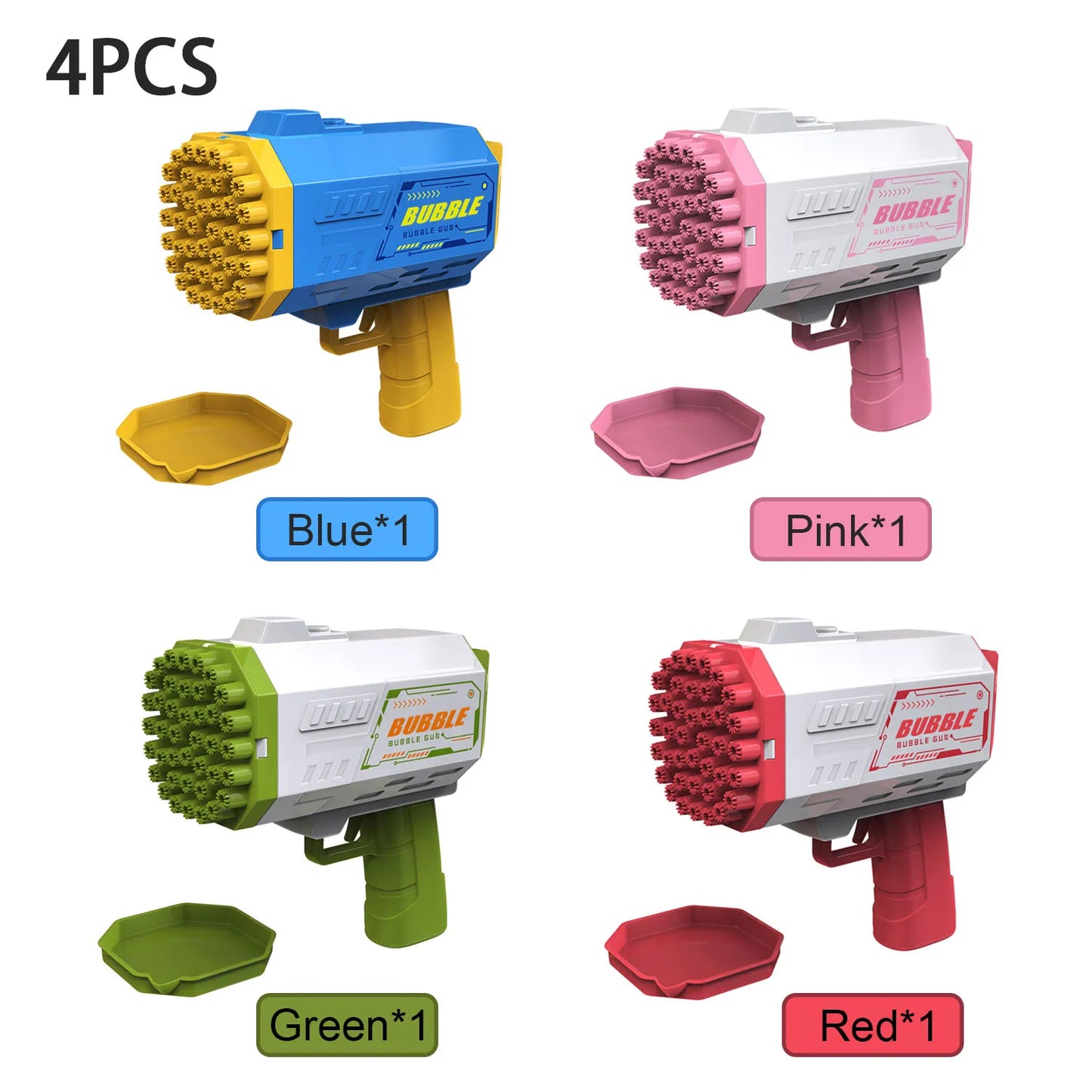 EZ 40 Hole Children's Bubble Gun Continuously Bubbles Outdoor Birthday Wedding (Excluding Bubble Liquid and Battery)