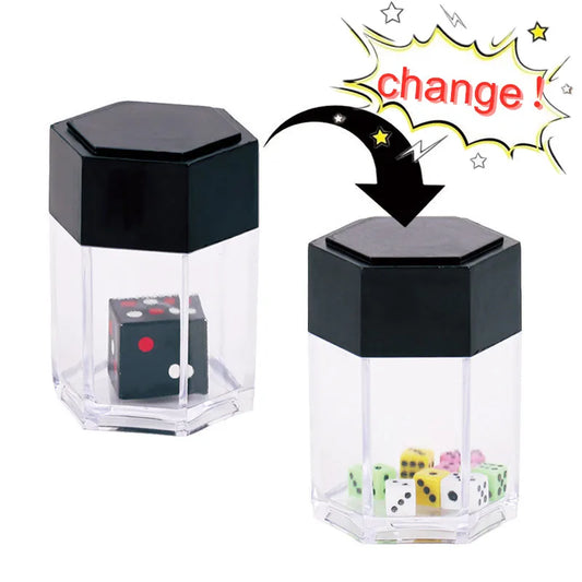 EZ Explode Explosion Dice Easy Magic Tricks For Kids Magic Prop Novelty Funny Toy Close-up Performance Joke Prank Toy