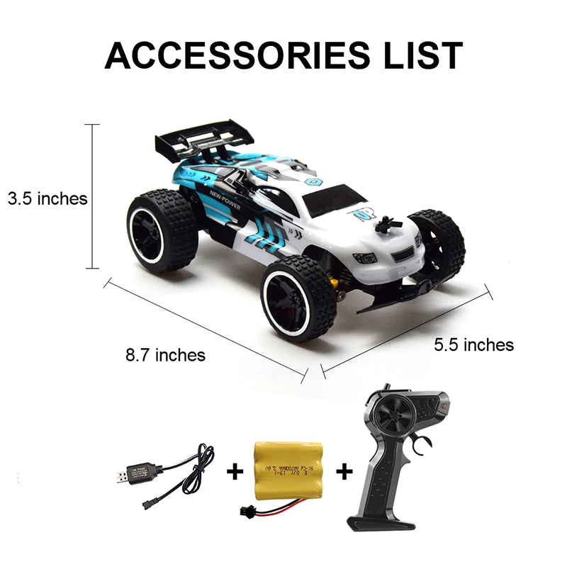 EZ Sinovan RC Car 20km/h High Speed Car Radio Controled Machine 1:18 Remote Control Car Toys For Children Kids Gifts RC Drift