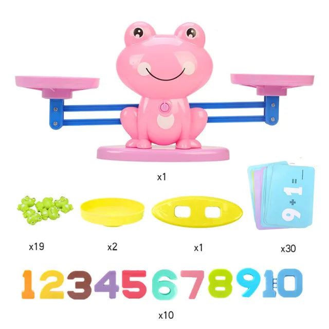 EZ New Montessori Math Toy Monkey Digital Maths Balance Scale Toy Educational Balancing Scale Number Board Game Kids Learning Toys