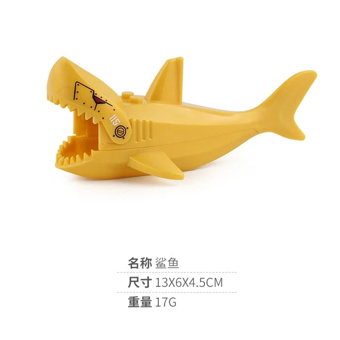 EZ Animal Building Blocks Model Crocodile Leopard Educational Games Figure Brick Toys for Children Kids