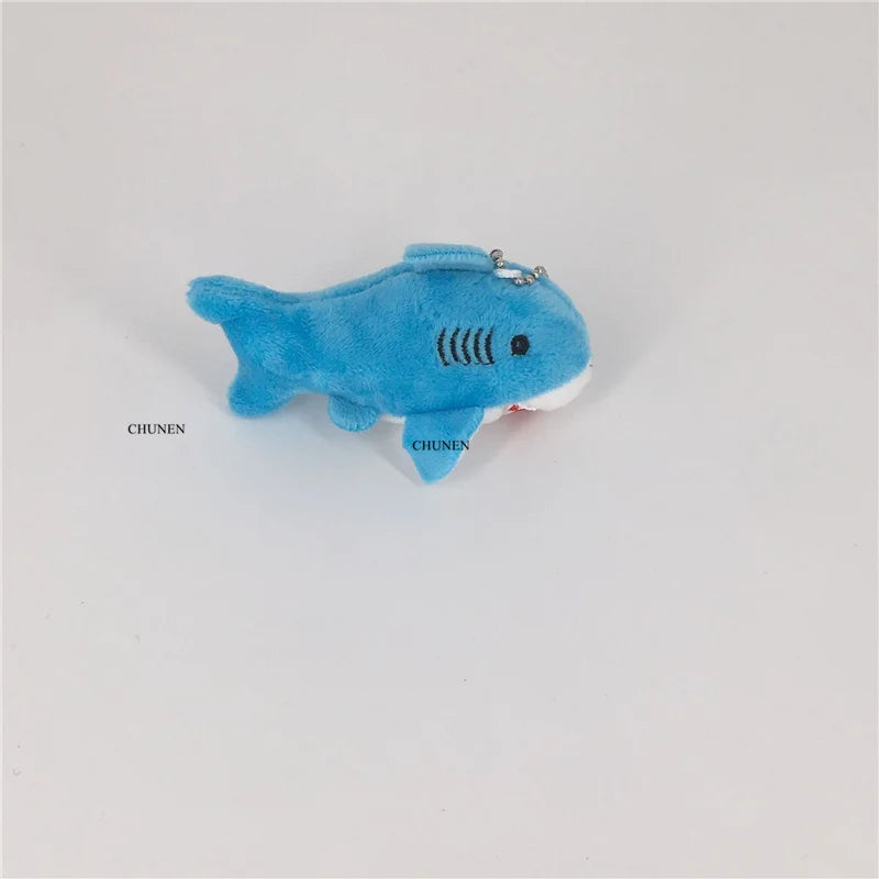 EZ 3Colors- 8CM Shark Plush Toy , Small Accessories Plush Shark Doll