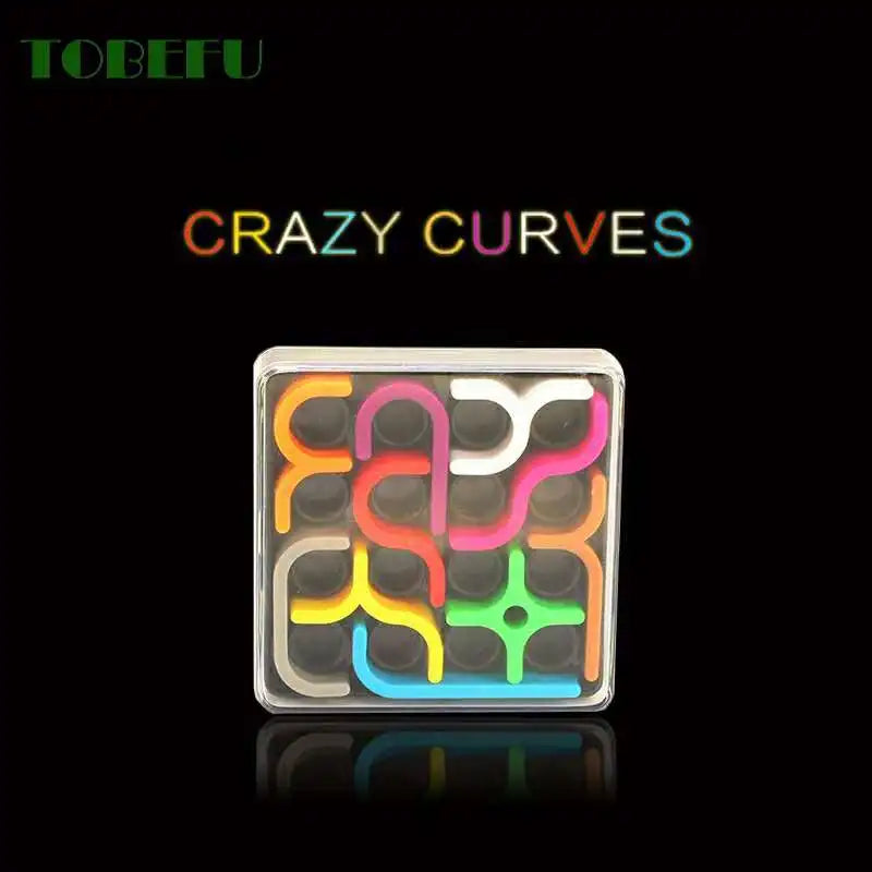 EZ Creative 3D Intelligence Puzzle Crazy Curve Sudoku Puzzle Games Geometric Line Matrix Puzzle Toys For Children Learning Toy Gift