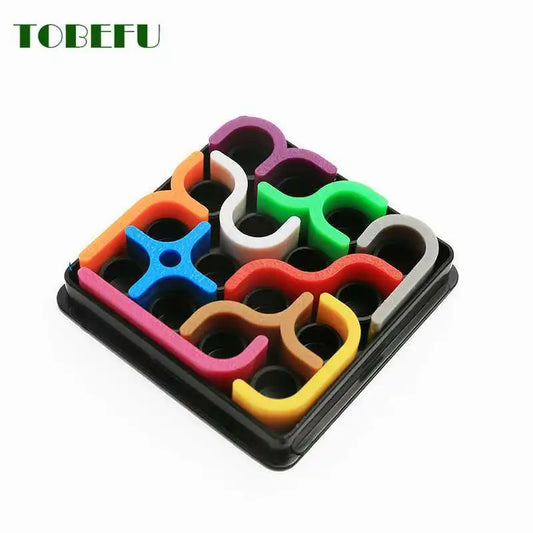 EZ Creative 3D Intelligence Puzzle Crazy Curve Sudoku Puzzle Games Geometric Line Matrix Puzzle Toys For Children Learning Toy Gift