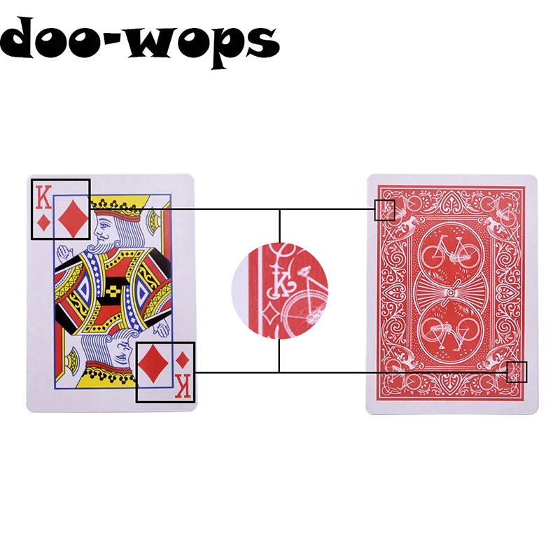 EZ Marked Cards Stripper Deck Playing Cards Magic Tricks Poker Magia Close Up Street Illusions Gimmicks Mentalism Props Kids Toys