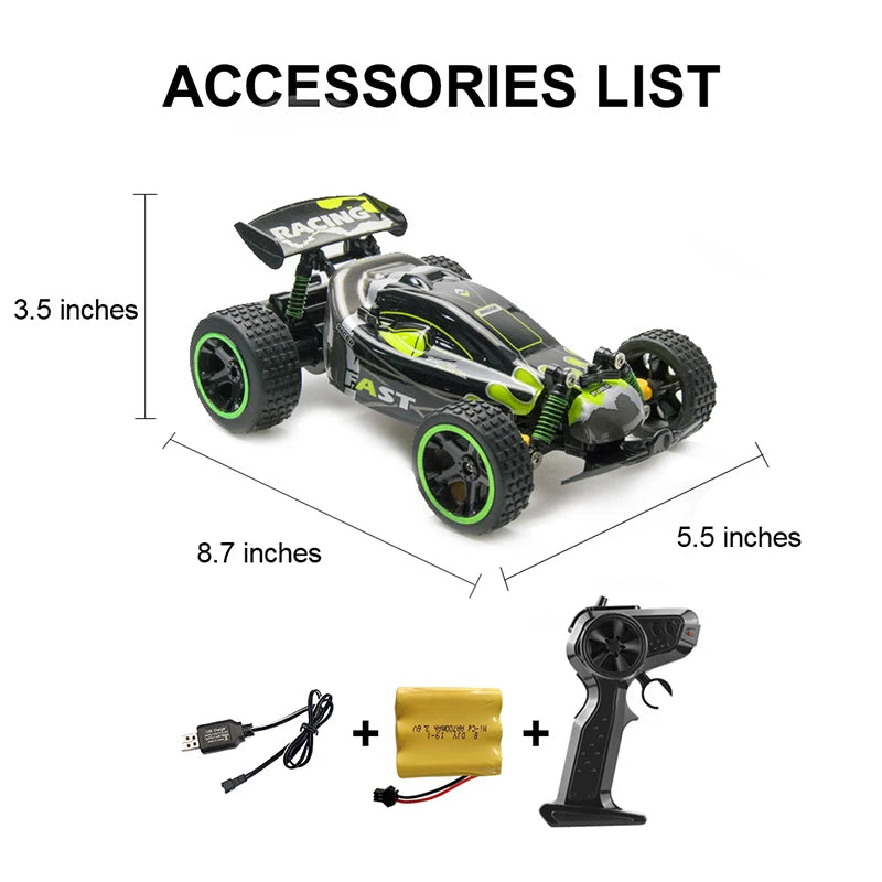 EZ Sinovan RC Car 20km/h High Speed Car Radio Controled Machine 1:18 Remote Control Car Toys For Children Kids Gifts RC Drift