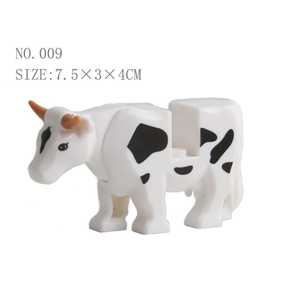 EZ Animal Building Blocks Model Crocodile Leopard Educational Games Figure Brick Toys for Children Kids