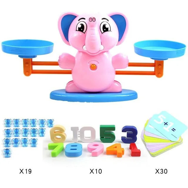EZ New Montessori Math Toy Monkey Digital Maths Balance Scale Toy Educational Balancing Scale Number Board Game Kids Learning Toys