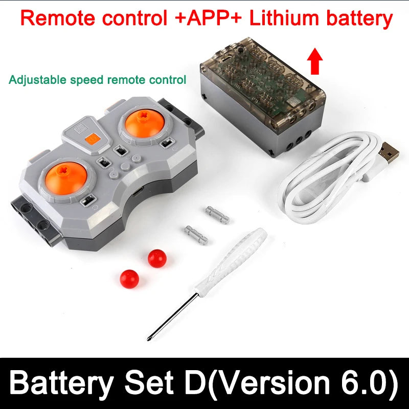 EZ Technical Electronic Building Block MOC Refit Accessories Micro-motor RC Power Functions Parts Creative DIY Car Bricks Kids Toys