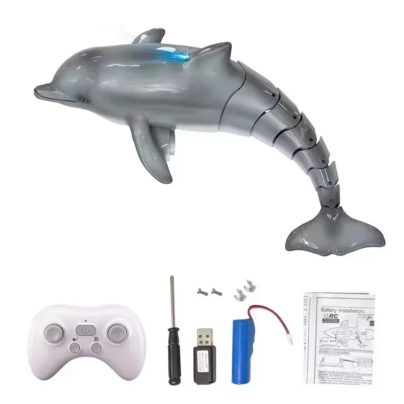 EZ RC Shark Remote Control whale Spray Water Kids robot toy Radio Controlled Boats swimming pool Toys for boys Children Kid