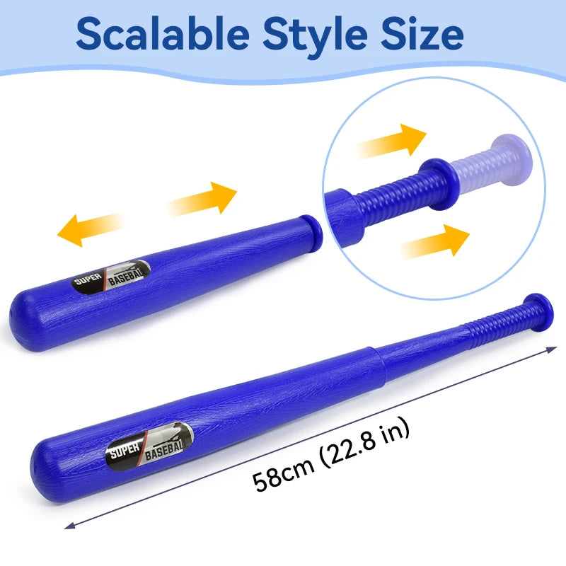 EZ Children Baseball Ball Toys Games for 3+Year,Adjustable Automatic Pitching Baseball Machine Toy Sets for Kids Outdoor Toys Gift