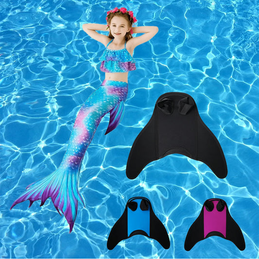 EZ Mermaid Monofin, Swim Fin for Kids Mermaid Tail Girl Snorkel Fins Swim Flippers Full Foot Water Sports Enthusiasts Diving Fins