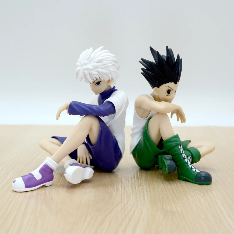 EZ 13cm Hunter x Hunter Gon Freecss Anime Figure Alluka Zoldyck Action Figure Chrollo Lucilfer/Kurapika Figurine Model Toys Gift
