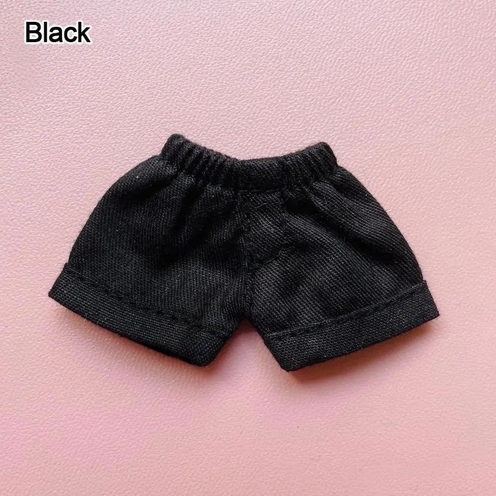 EZ Ob11 Pants Fashion Elastic Waist Shorts Jeans For GSC Obitsu11 Molly 1/12 bjd Doll Clothing Accessories Kids Toy