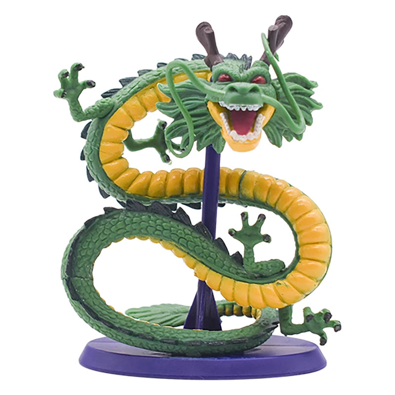 EZ Dragon Ball Z Shenron Figure Toys DBZ Cartoon Son Goku Cyan Dragon Handmade PVC Figurine Anime Decoration Birthday Model Dolls