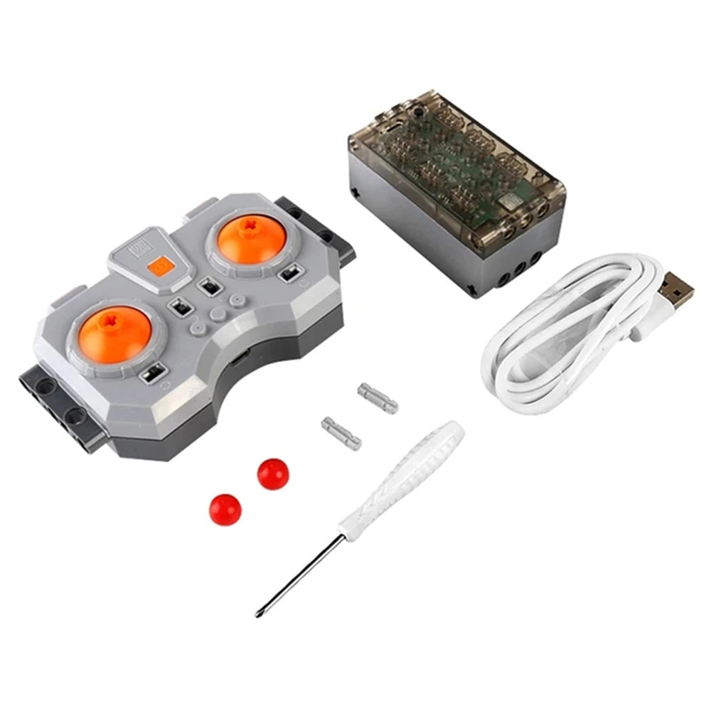 EZ Technical Electronic Building Block MOC Refit Accessories Micro-motor RC Power Functions Parts Creative DIY Car Bricks Kids Toys