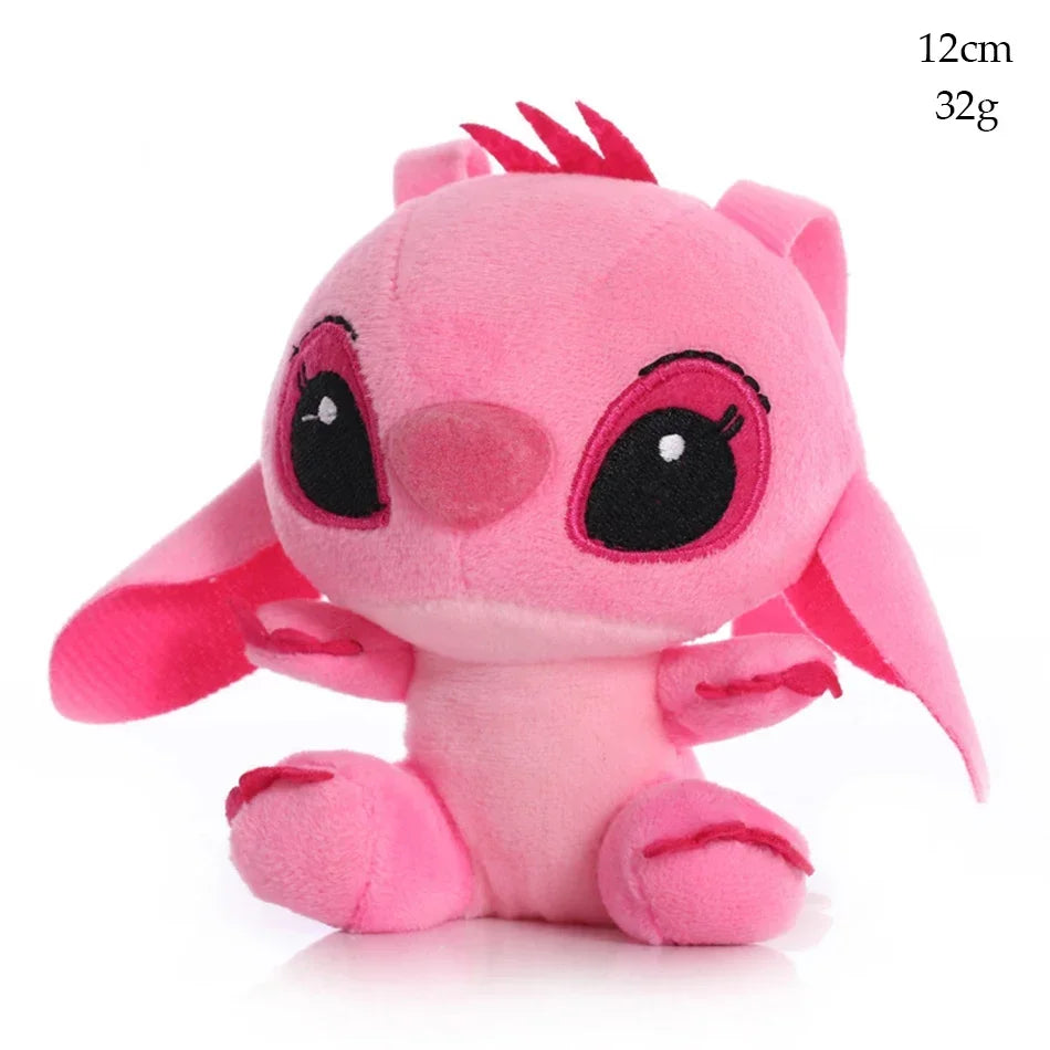 EZ Disney Cartoon Blue Pink Stitch Plush Dolls Anime Toys Lilo and Stitch 20CM Stich Plush Stuffed Toys Christmas Gifts for Kids