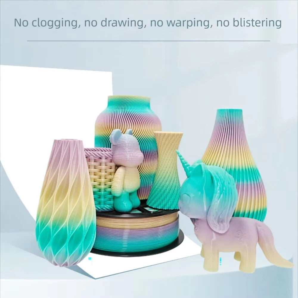 EZ Tideboom PETG Filament 3D Printing Materials 1KG Eco-Friendly 3D Printer Petg Filament  Good Toughness Colorful Petg 필라멘트