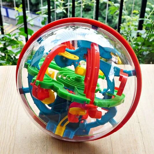 EZ Maze Ball Mini 3D Magic Puzzle Intelligence  Idea Perplexus Maze Game Labyrinth IQ Gifts Display Stand for Kids and Adults
