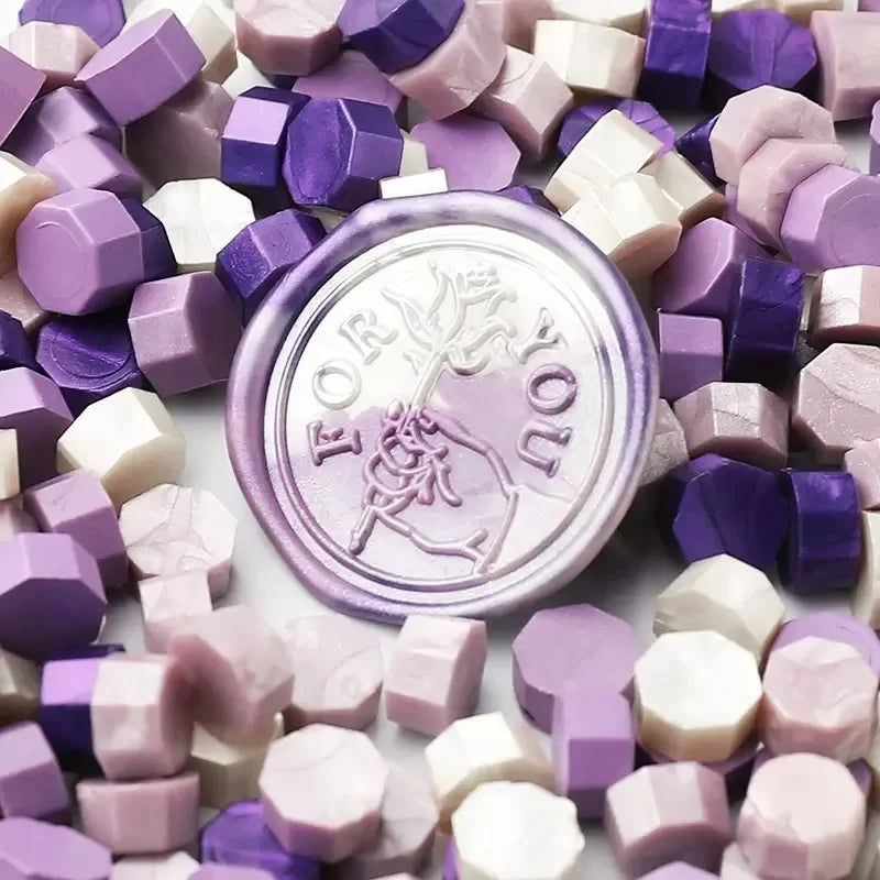 EZ 100Pc Retro Sealing Wax Seal Stamp Wax Beads Scrapbook Material Wedding Birthday Party Invitation stamp DIY stamp decoration