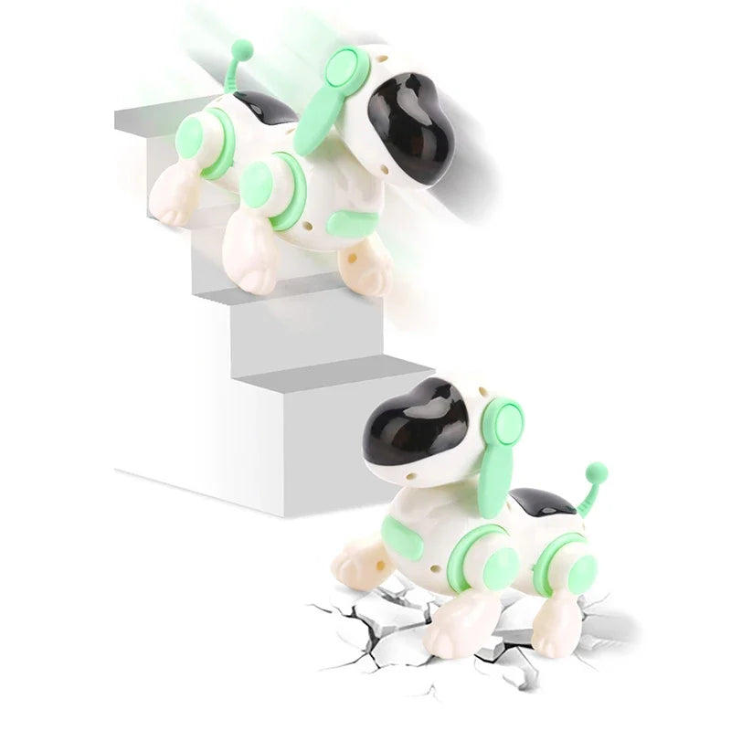 EZ Children's Robot Bionic Electronic Dog Machine Intelligent Robot Dog Light Music Crawling Children's Interactive Toy Gift