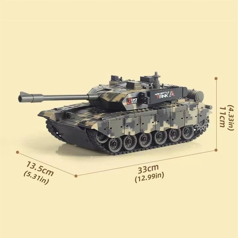 EZ 33CM Rc Tank Remote Control War Tanks Crawler Car Vehicle Battle Electric Model Electronic Machine Toys for Boys Birthday Gifts