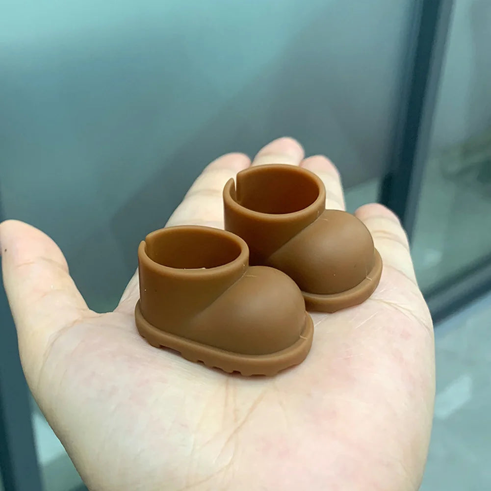 EZ Mini Doll'S Clothes Outfit Accessories For Ropa Labubu Idol doll Raincoat short rain boots rain shoes Clothing Gift