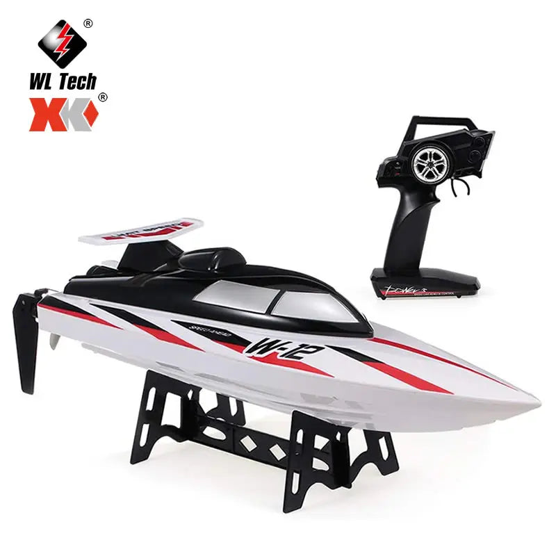 EZ WLtoys WL 912-A RC Racing Boat 35KM/H High Speed 2.4GHz Remote Control Toys Capsize Protection Speedboat BoatsToy Boys Kids Gift