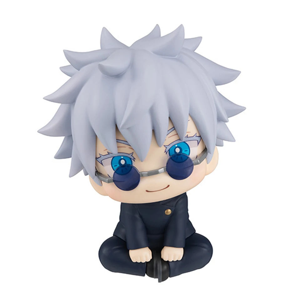 EZ Anime Cute Fushiguro Toji Jujutsu Kaisen Figure Gojo Satoru Action Figure Q Version Doll Geto Suguru Statue 10cm PVC Model Toys