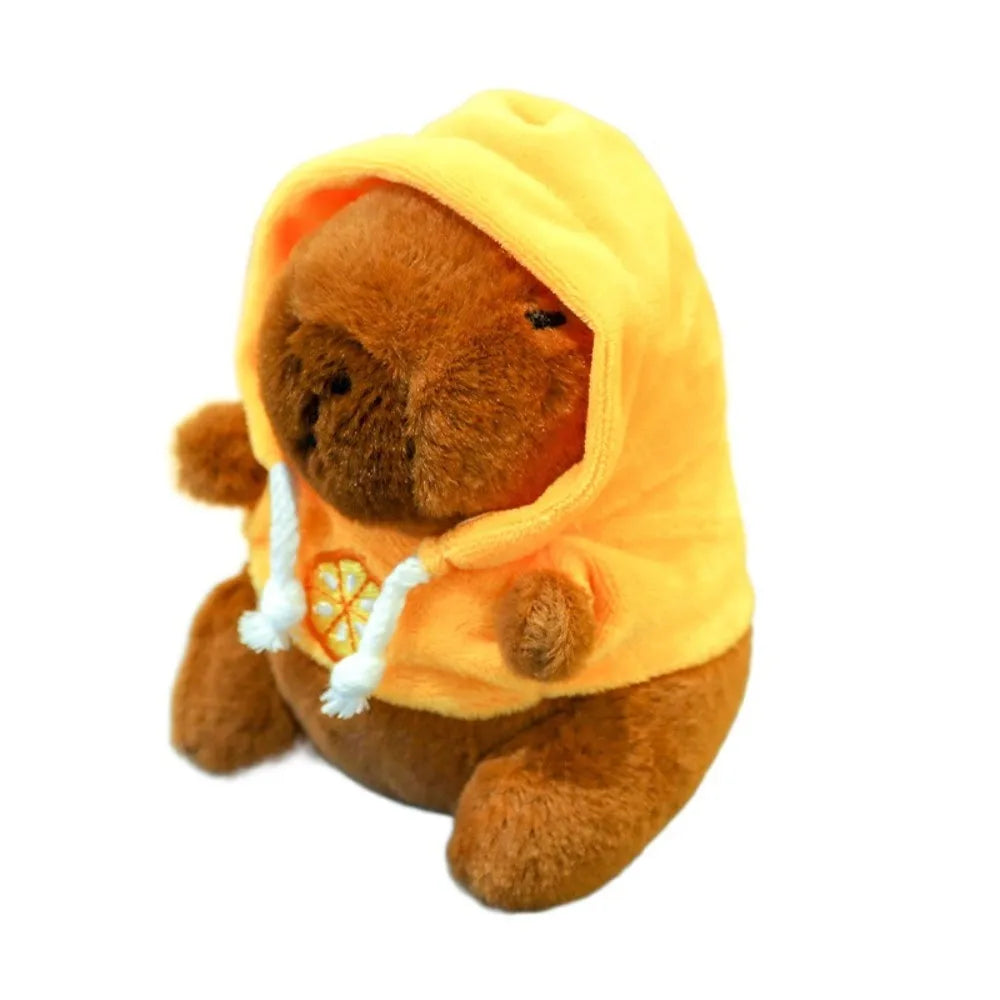 EZ Cute Capybara Plush Toy Hoodie with Wings Simulation Doll Small Size Stuffed Animals Anime Fluffty Toy Birthday Party