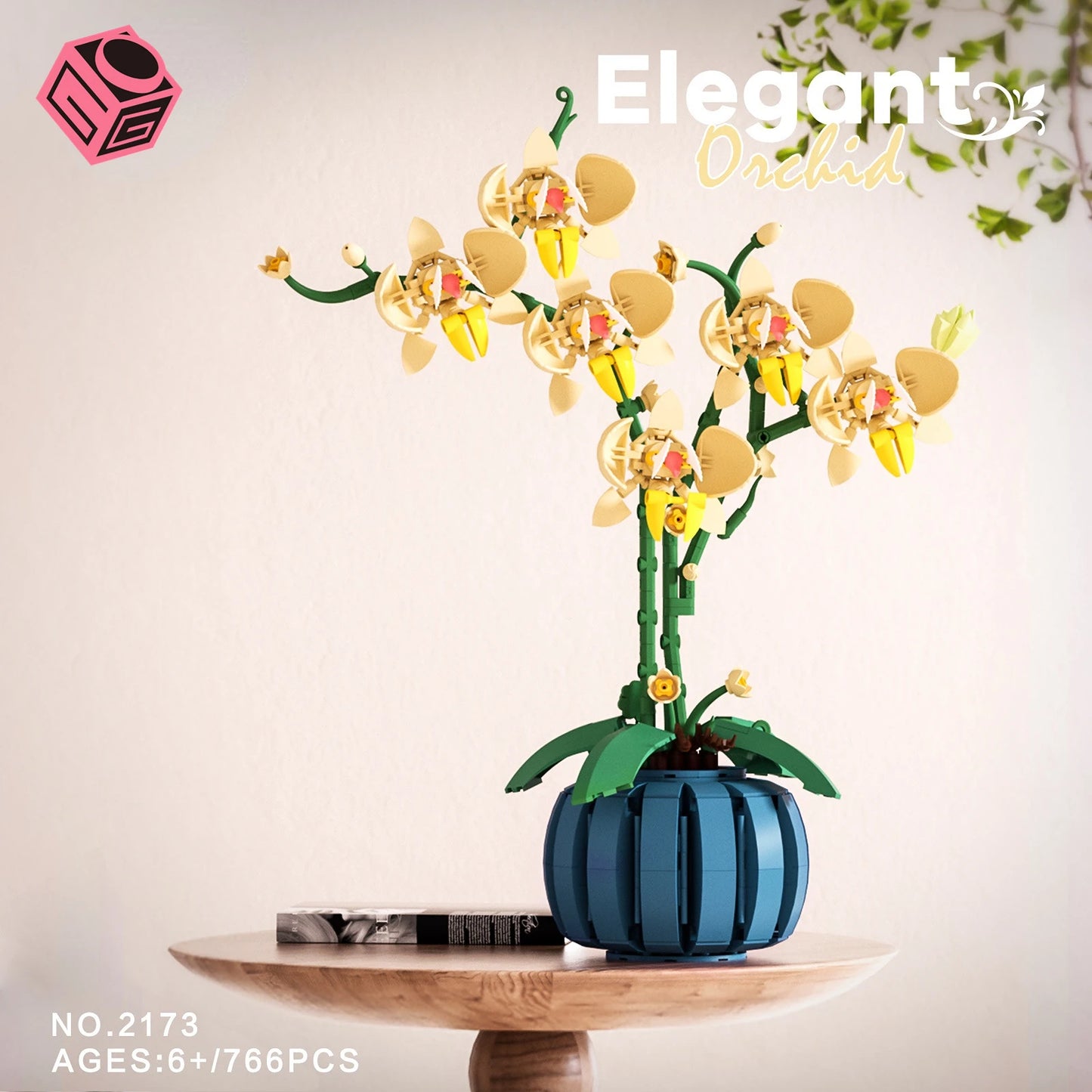 EZ Flowers Bouquet Orchid Building Blocks Bonsai Plant Model Bricks Artificial Romantic Home Decoration Toys Birthday Gift For Girl