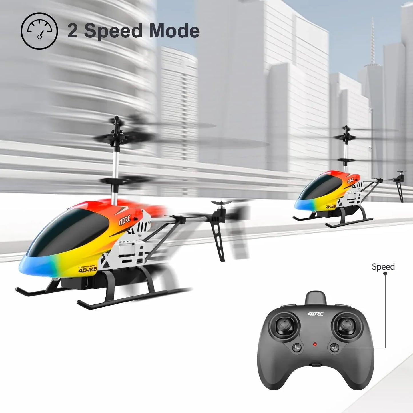 EZ M5 Remote Control Helicopter Altitude Hold 3.5 Channel RC Helicopters with Gyro and LED Light Durable Airplane Drone Toy Gift