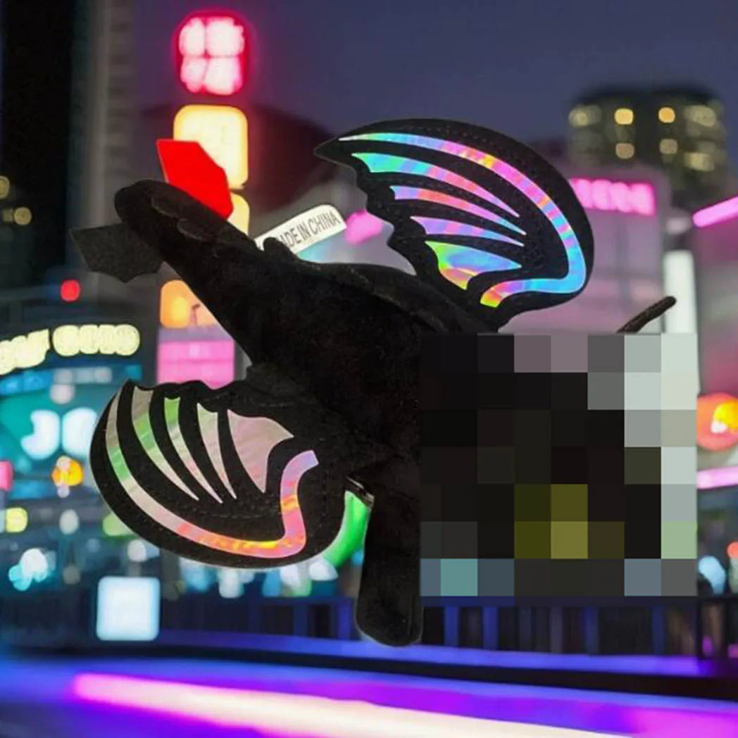 EZ 20/27/35CM 2025 New Fashion Car Accessories Plush Toys Removable Buckle Little Dragon The Wings Can Move Boys Gift Not charged