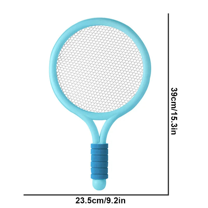 EZ Racket Tennis for Children Outdoor Sports Badminton Racket Kindergarten Toy Set for 3-12years Old Badminton Sets