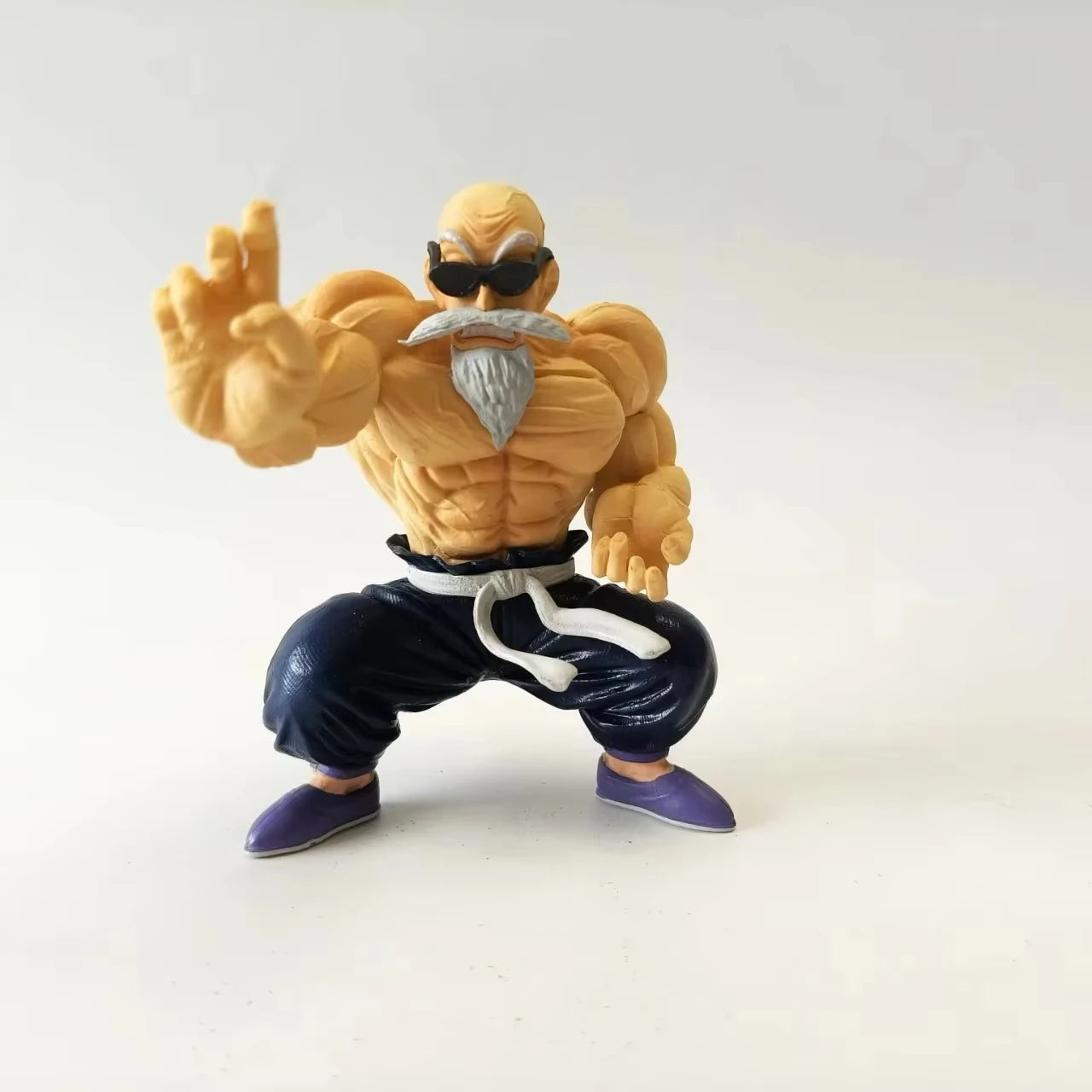 EZ New Anime Dragon Ball Figure Master Roshi Action Figure Muscle Strengthening Form Toys Gifts PVC Model Collectible Ornament