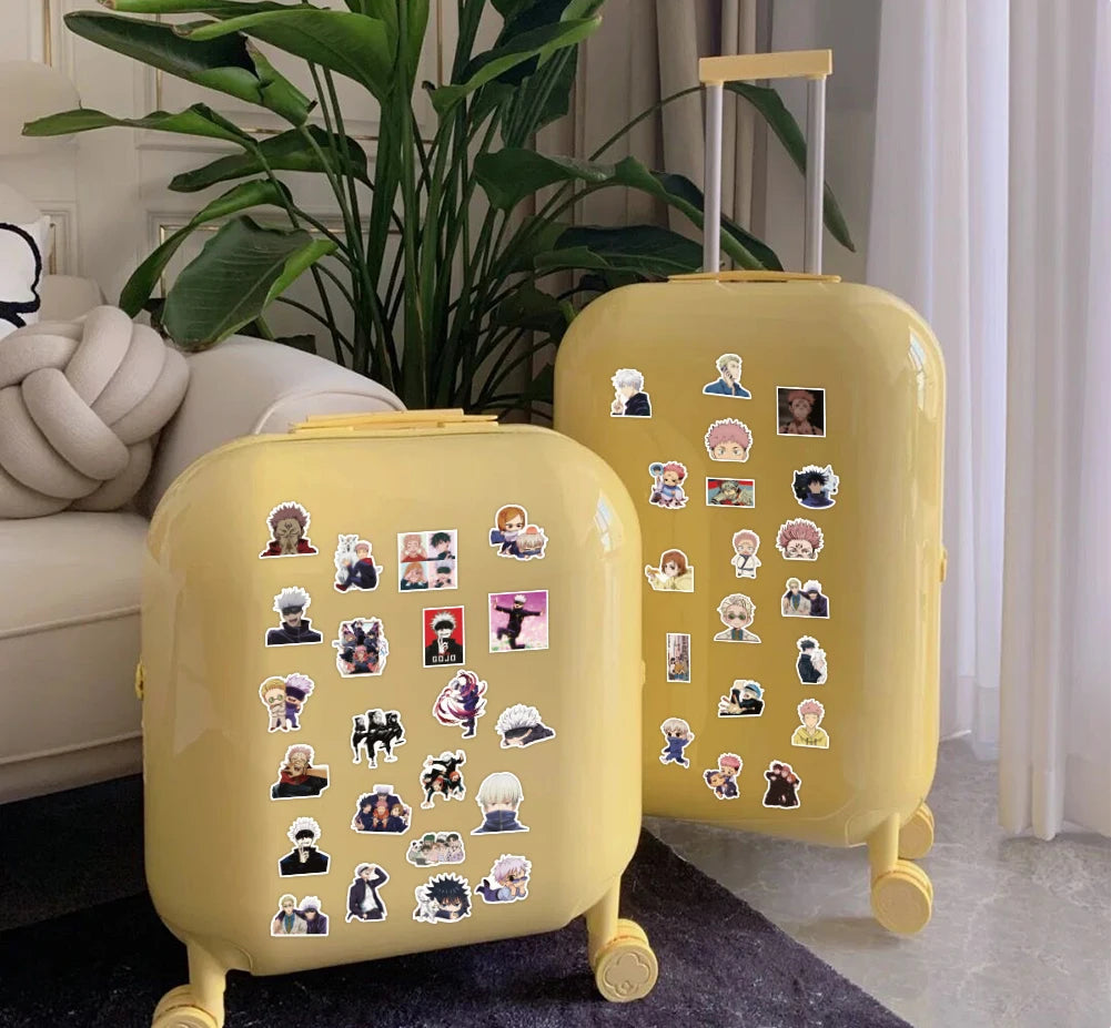 EZ 30/60/180pcs Cool Anime Jujutsu Kaisen Stickers Satoru Gojo Decals Skateboard Laptop Motorcycle Waterproof Classics Toys Sticker