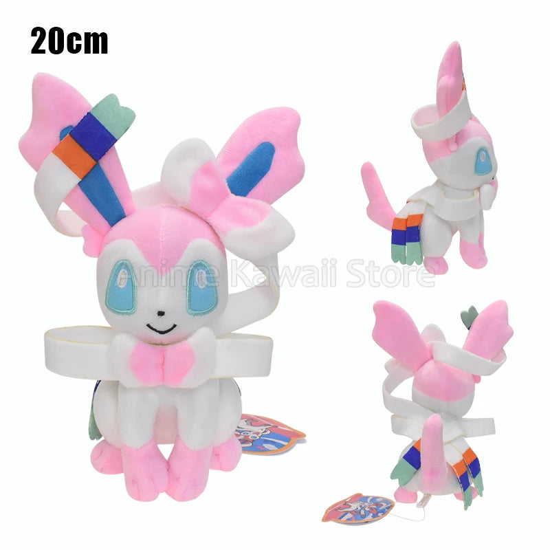 EZ Kawaii Mimikyu Eevee Stuffed Plush Toy Pokemon Evolution Umbreon Flareon Jolteon Glaceon Vaporeon Sylveon Espeon Peluche Dolls
