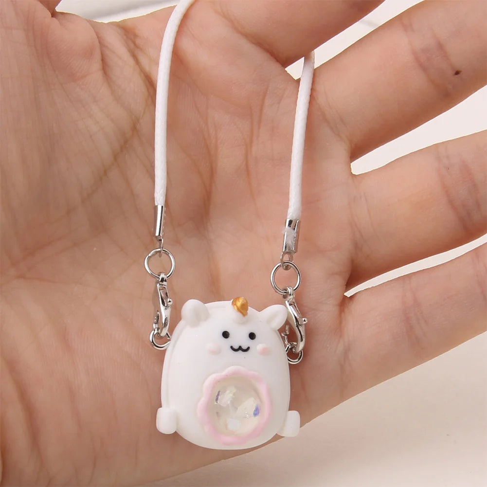 EZ For 17cm Labubu Dolls Accessories DIY Doll Toys Unicorn Pendant  DIY Cartoon Dress Up Labubu Outfit