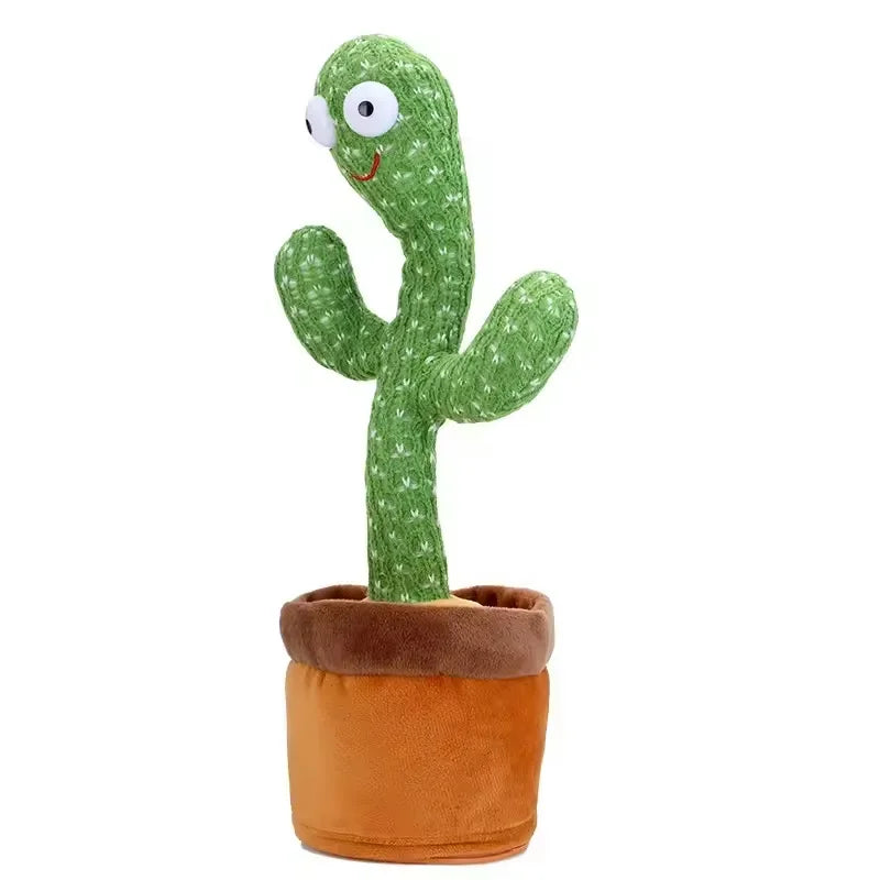 EZ Dancing Talking Cactus Toy Babies Kids Toddlers Interactive Singing Mimicking Recording Repeating Gift Boy Girl Educational Play
