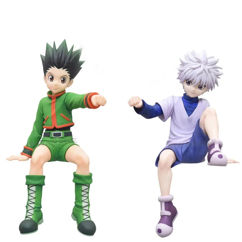 EZ 13cm Hunter x Hunter Gon Freecss Anime Figure Alluka Zoldyck Action Figure Chrollo Lucilfer/Kurapika Figurine Model Toys Gift